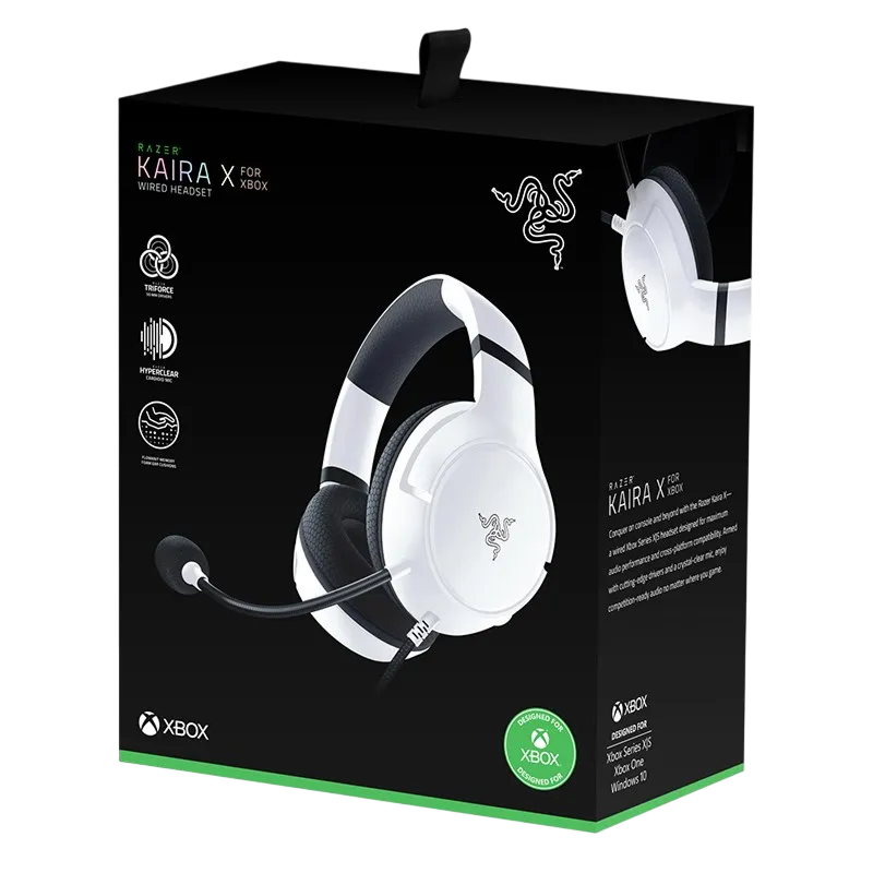 Căști Razer Kaira for Xbox Alb