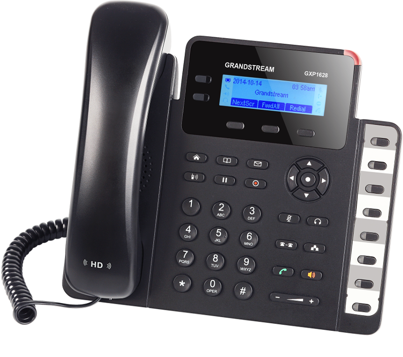 Telefon IP Grandstream GXP1628, Negru