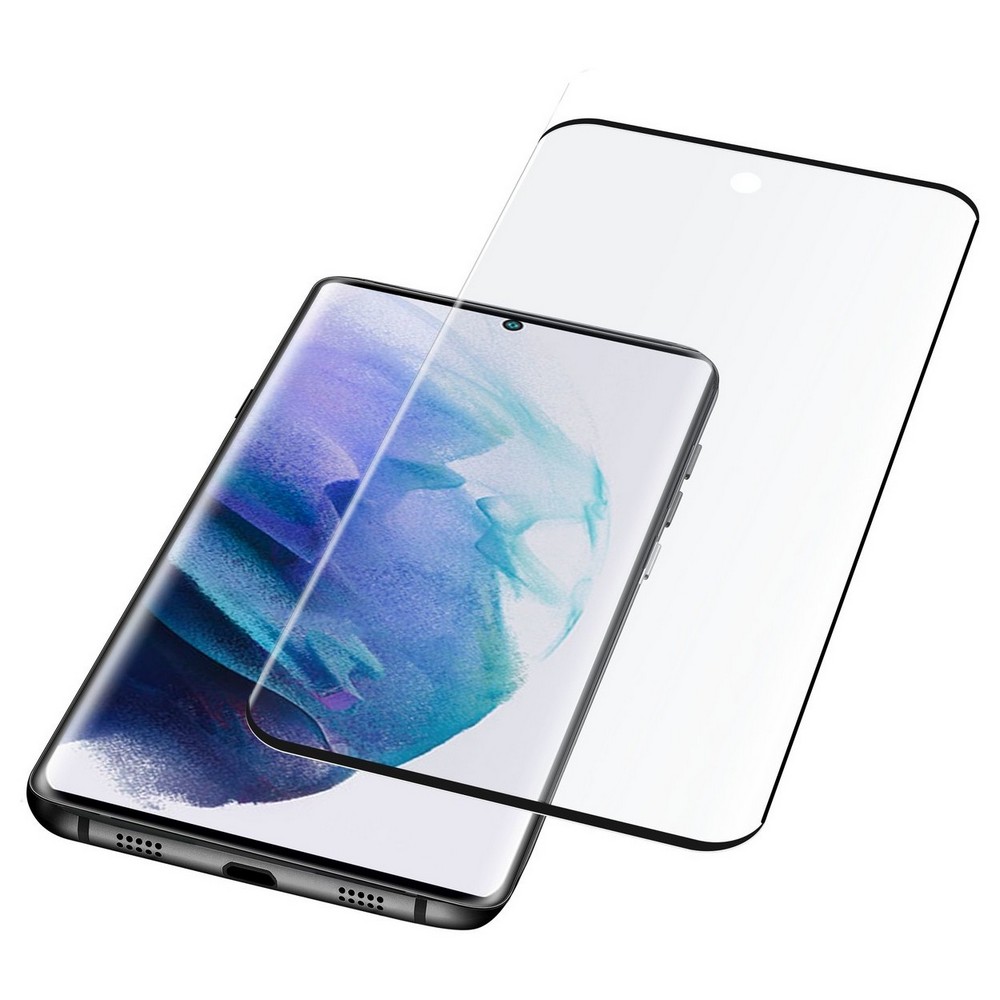 Sticlă de protecție Cellularline Impact Glass Curved- Galaxy S22 Ultra, Transparent