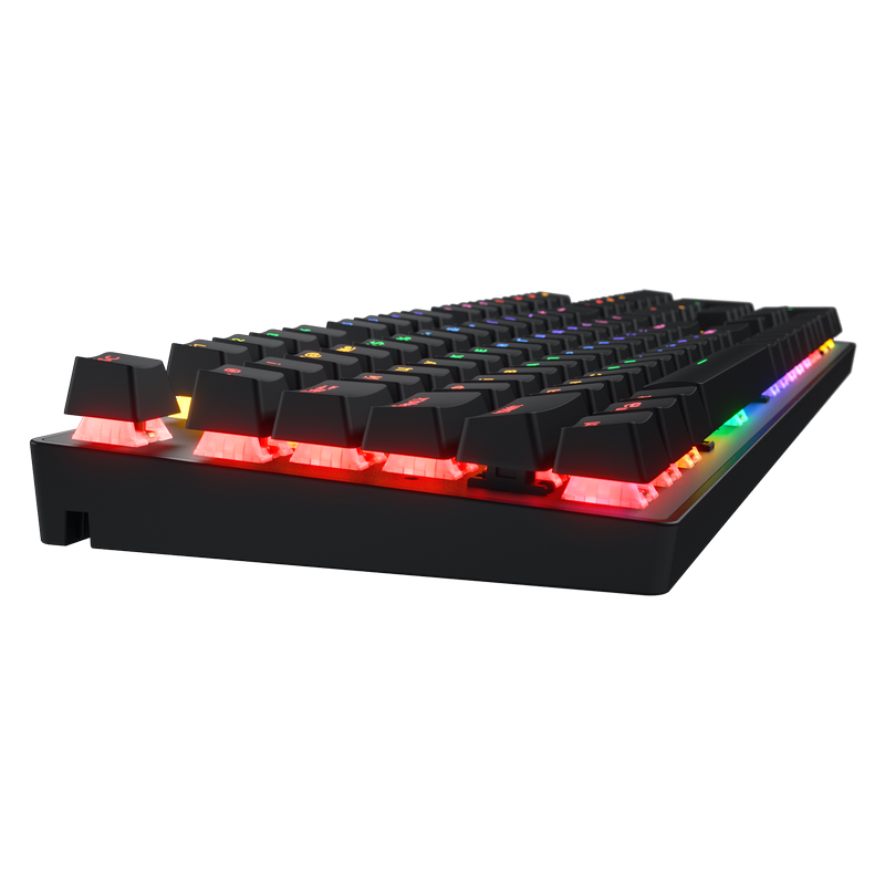 Tastatură HATOR Icefall Mecha Rainbow Mecanic Negru