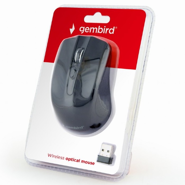 Беcпроводная мышь Gembird MUSW-4B-04, Чёрный