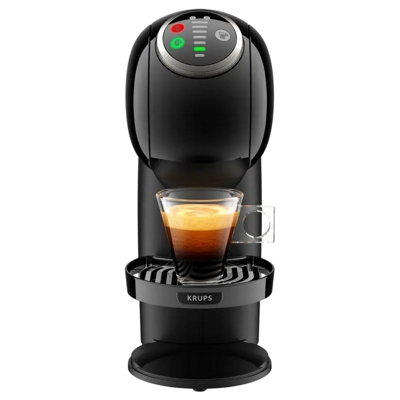 Cafetiera cu capsule Krups Genio S Plus + Capsule Nescafe Dolce Gusto Negru