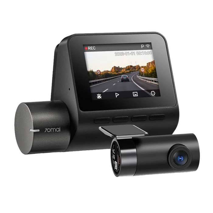 Set Dash Cam față și spate 70mai A200 + Rear Cam, Negru