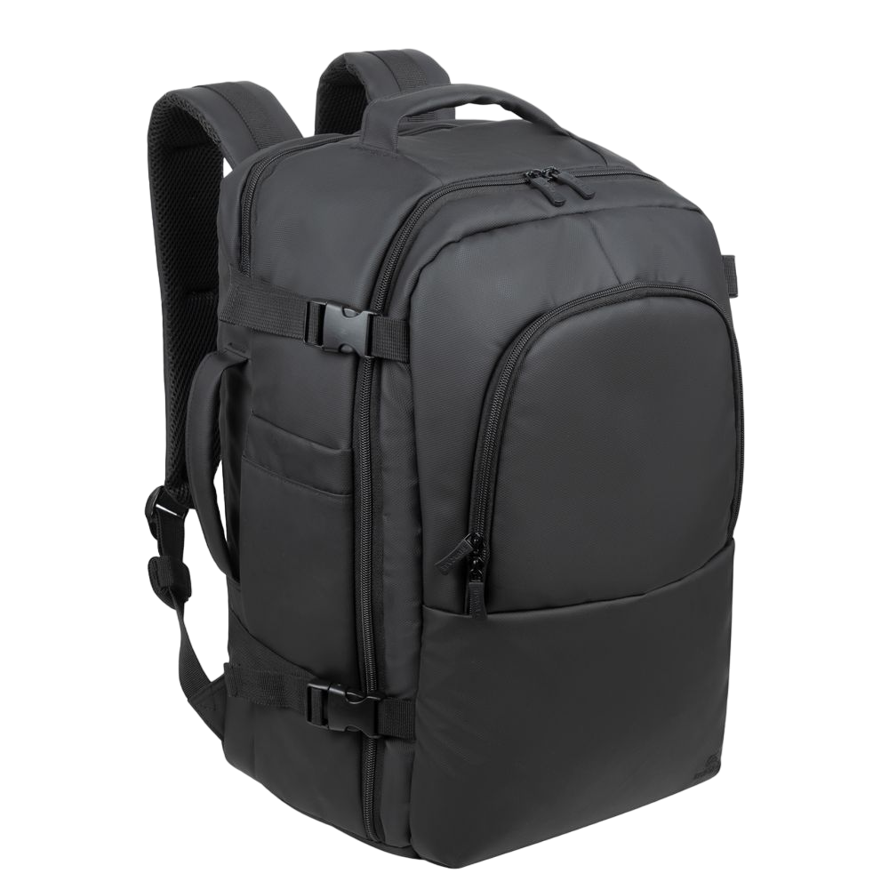 Rucsac Rivacase 8465, 17.3", Eco-Friendly rPET Poliester, Negru