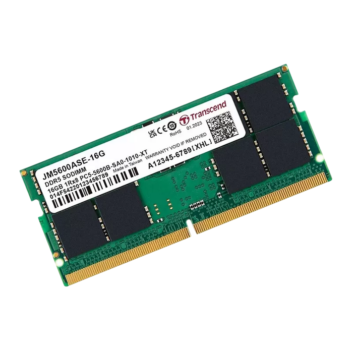 Memorie RAM Transcend JetRam, DDR5 SDRAM, 5600 MHz, 16GB, JM5600ASE-16G