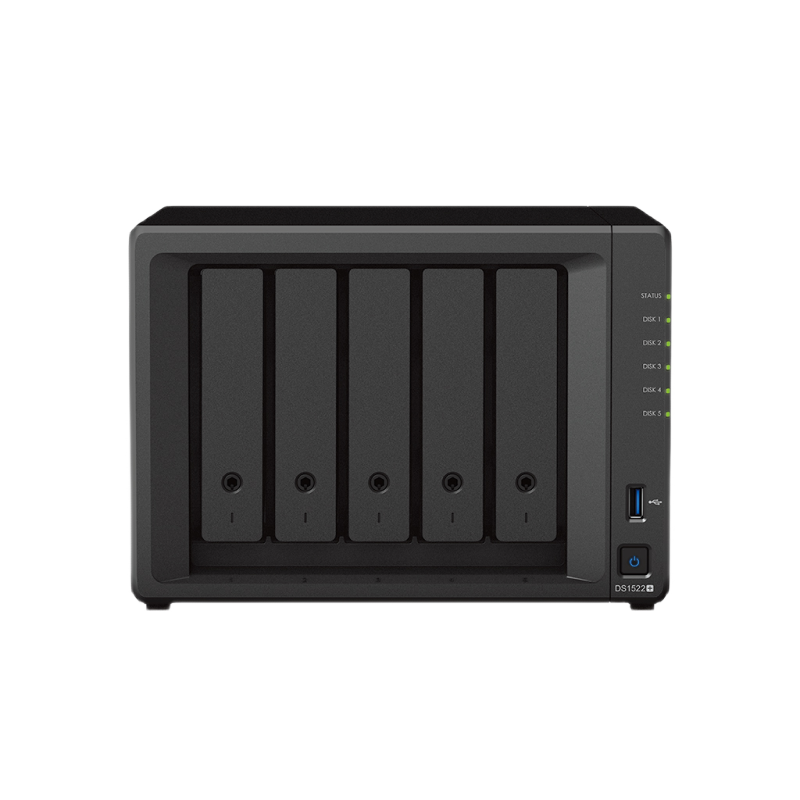 Stocare atașată la rețea SYNOLOGY DS1522+, Negru