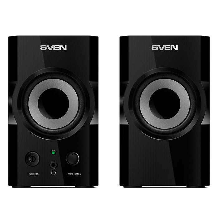 Компьютерные колонки 2.0 SVEN SPS-606, Чёрный