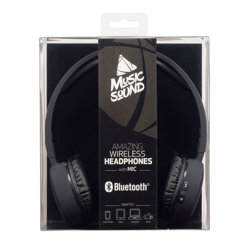 Bluetooth headset, Cellular MUSICSOUND, Black