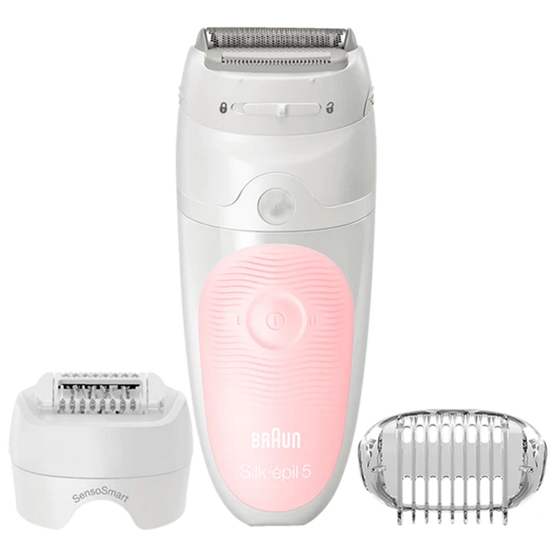 Epilator BRAUN SES5620, Alb/Roz