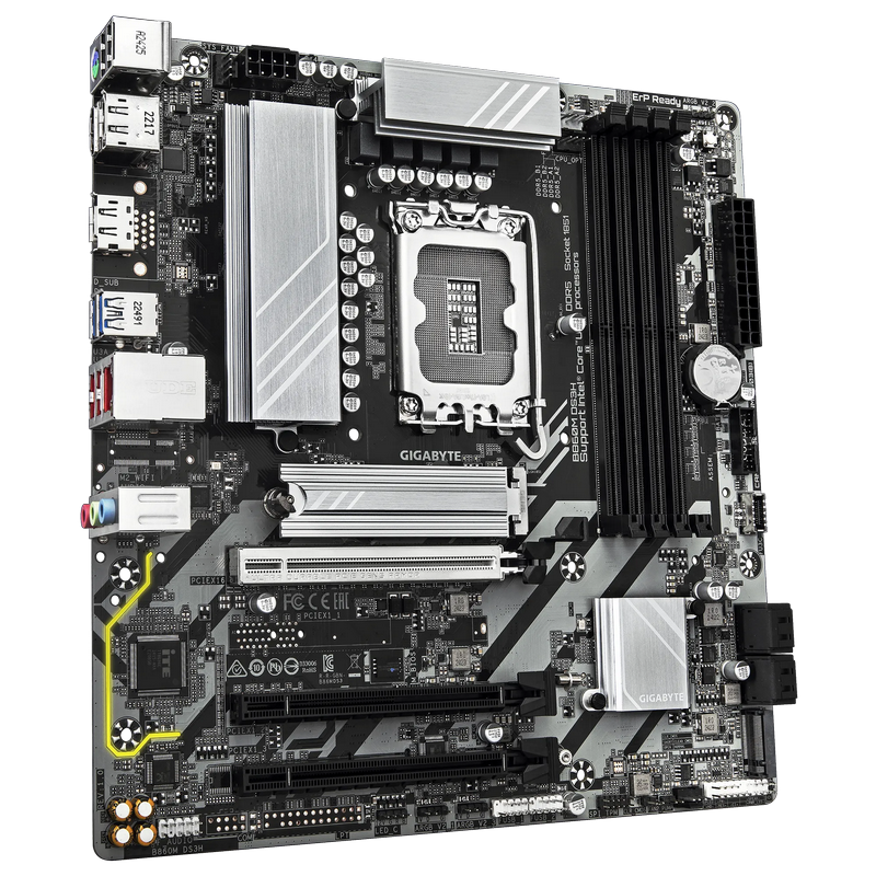 Материнская плата Gigabyte B860M DS3H LGA1851 Micro-ATX