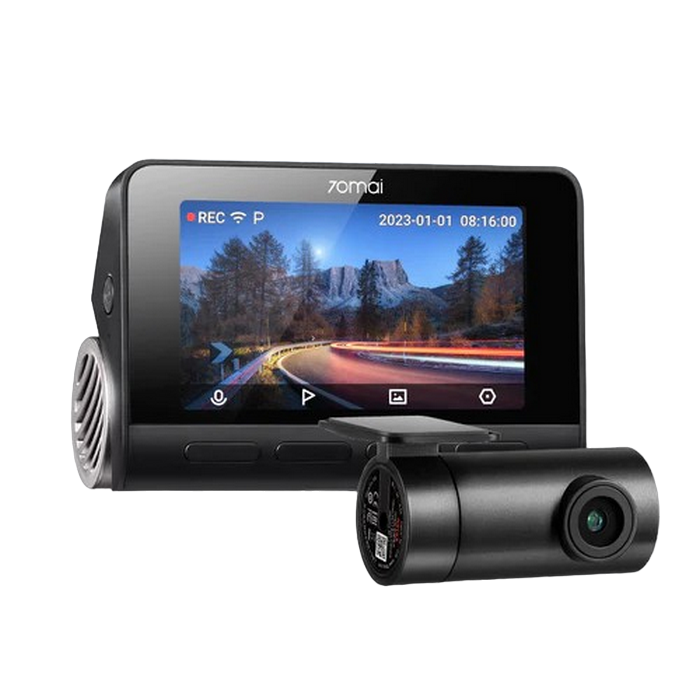 Set Dash Cam față și spate 70mai A810, Negru