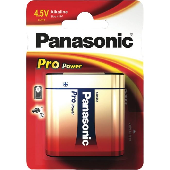 Прямоугольная батарея Panasonic 3LR12XEG, 3LR12, 1шт.
