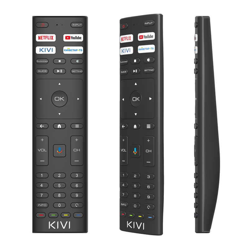 50" QLED SMART TV KIVI 50U770QB, 3840x2160 4K UHD, Android TV, Negru