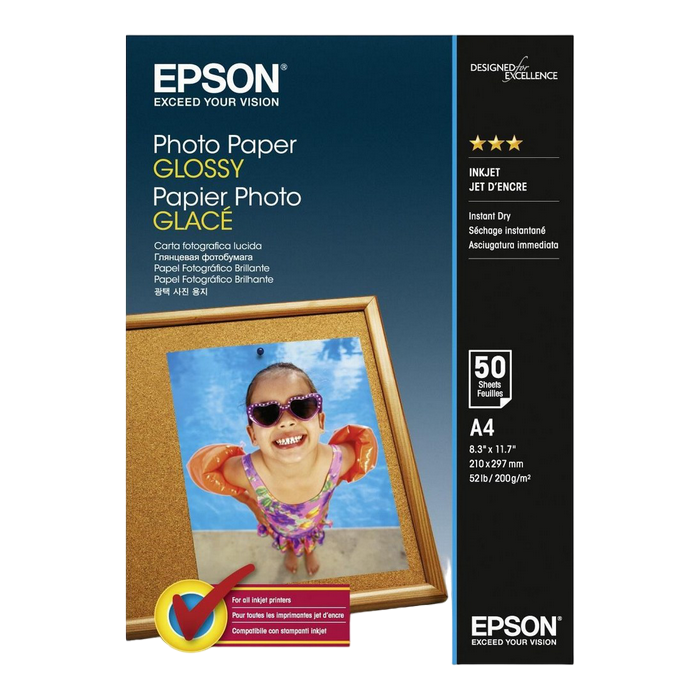 Фото бумага Epson Photo Paper Glossy, A4