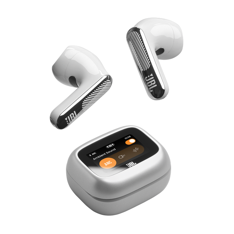Căști Bluetooth JBL LIVE Flex 4 Argintiu