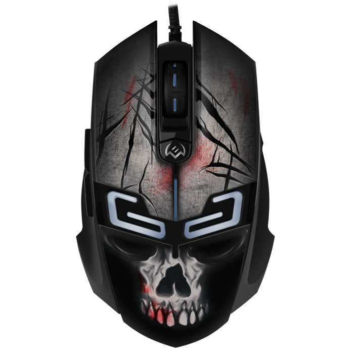 Gaming Mouse SVEN RX-G805, 500-8000 dpi, 6 buttons, Programmable, RGB, Backlight, Black, USB
