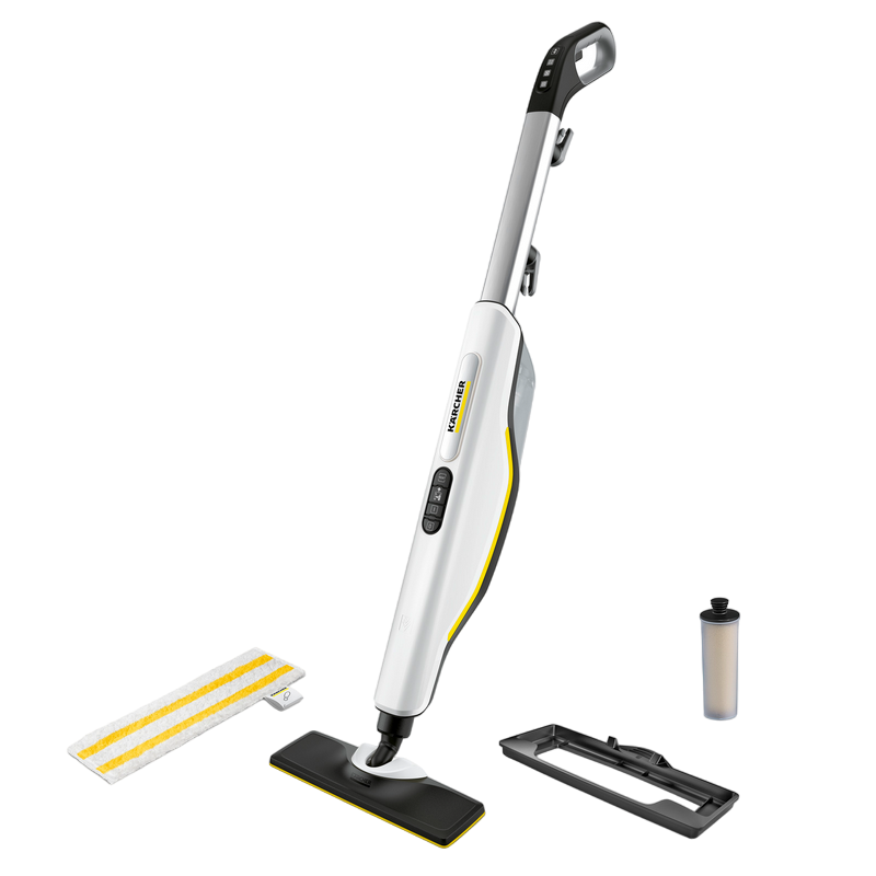 Aparat de curățat cu abur Karcher SC 3 Upright EasyFix Mop 1.513-530.0, Alb