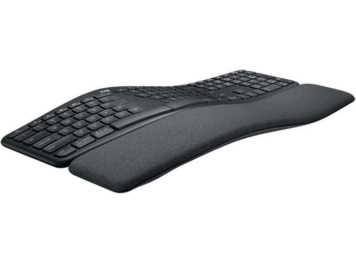 Wireless Keyboard Logitech ERGO K860, Curved keyframe, Split layout, US Layout, 2xAAA, 2.4/BT  