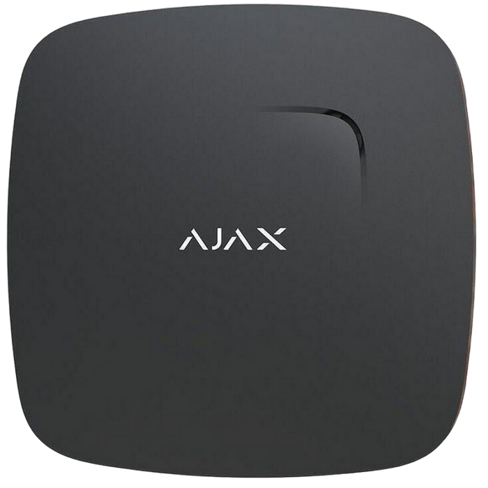 Detector de fum Ajax FireProtect, Negru