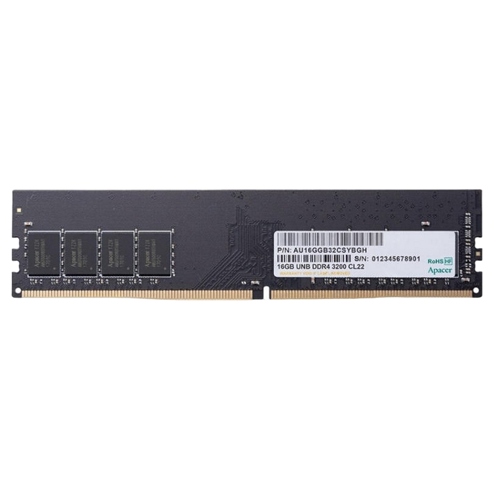 Memorie RAM Apacer AU16GGB32CSYBGH, DDR4 SDRAM, 3200 MHz, 16GB