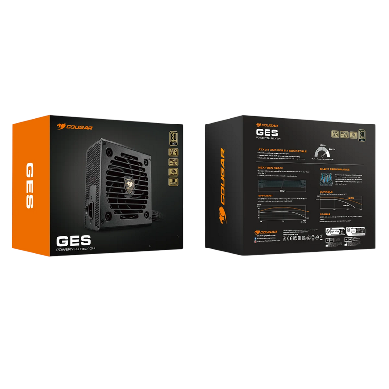 Sursă Alimentare PC Cougar Power GES 850 ATX Negru