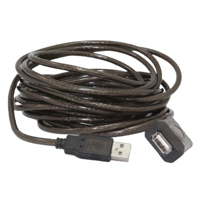 Cable USB,USB AM/AF, 5.0 m, Active  USB2.0, Cablexpert, UAE-01-5M