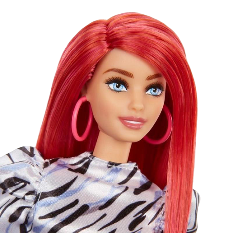 GRB56 Barbie® Fashionistas® Doll - par rosu scurt