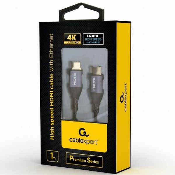 Видео кабель Cablexpert CCBP-HDMI-1M, HDMI (M) - HDMI (M), 1м, Чёрный