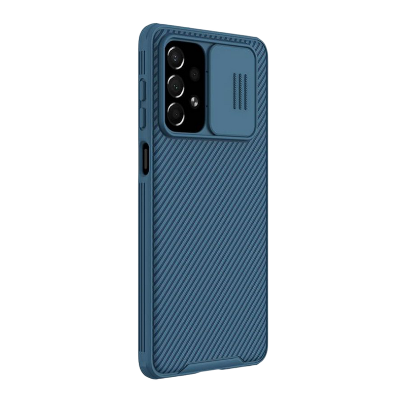 Husă Nillkin Galaxy A73 - Camshield Pro, Albastru
