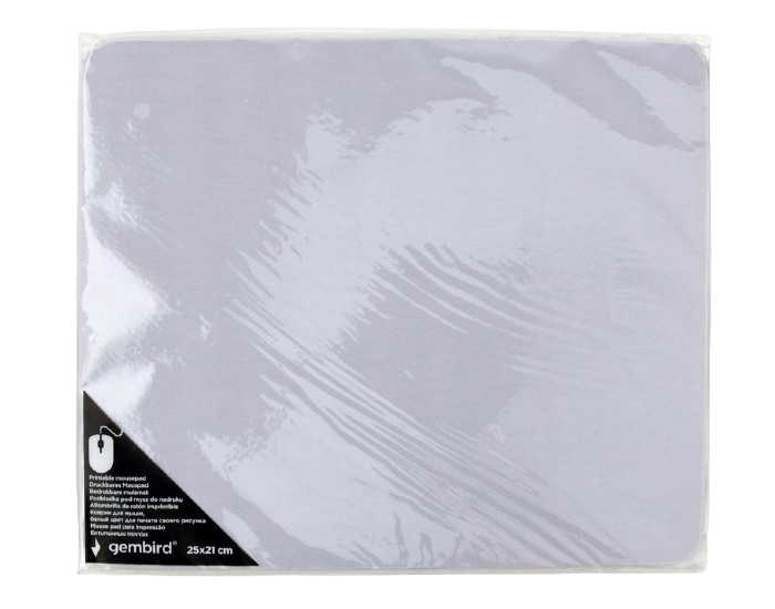 Коврик для мыши Gembird MP-PRINT-M, 250мм x 210мм, Белый