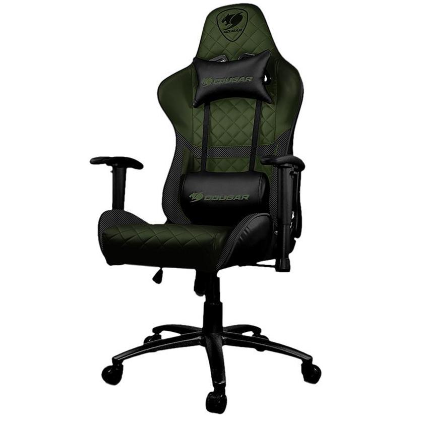 Scaun Gaming Cougar ARMOR ONE X  Black/Green, User max load up to 120kg / height 145-180cm