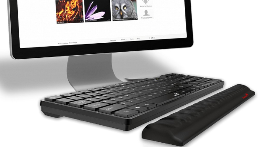 Клавиатура Genius SlimStar 126, Проводное, Чёрный