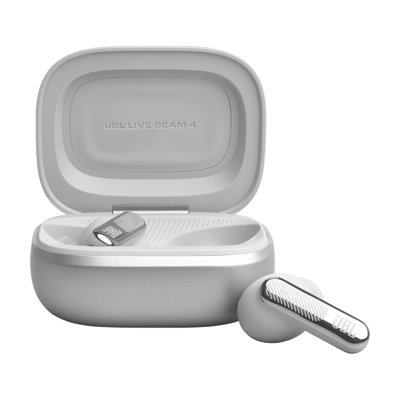 Căști Bluetooth JBL LIVE Beam 4 Argintiu