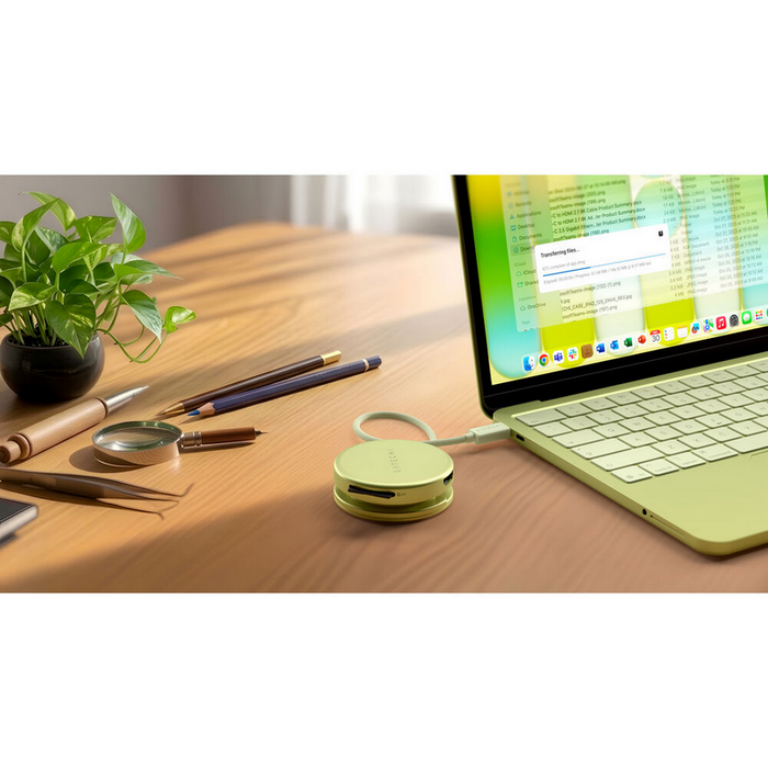 Многопортовый адаптер satechi onthego 5-in-1 multiport, зелёный Thumbnail 16