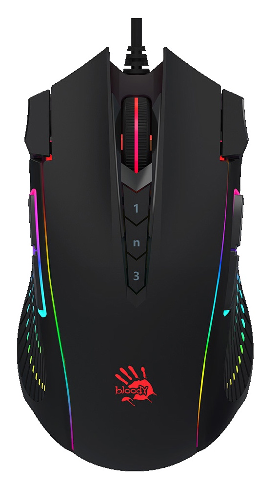 Игровая мышь Bloody J90s, Чёрный