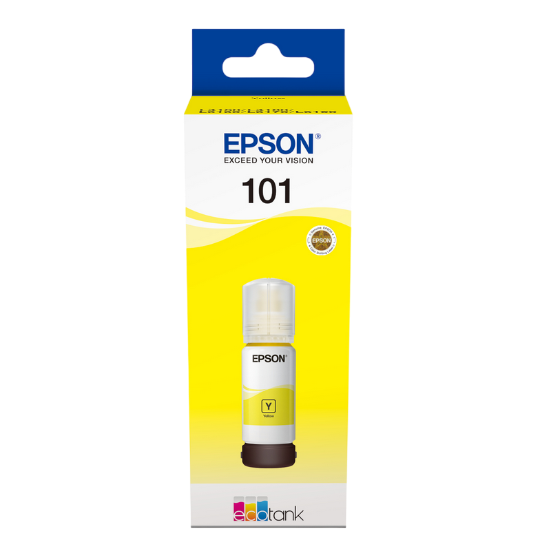 Ink Epson T03V44A, 101 EcoTank Yellow bottle 70ml