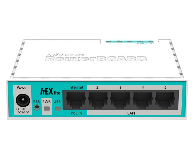 Router MikroTik hEX lite, Alb