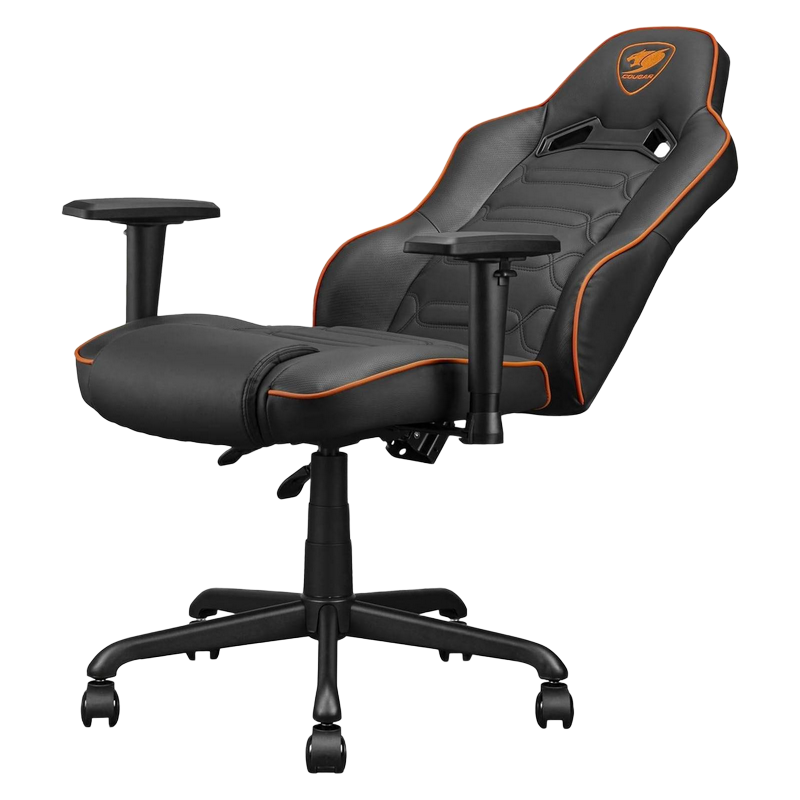 Scaun Gaming Cougar Fusion S, PVC Piele, Negru | Portocaliu