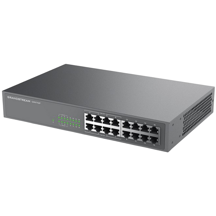 Comutator PoE Grandstream GWN7702P, 8x IEEE 802.3af/at