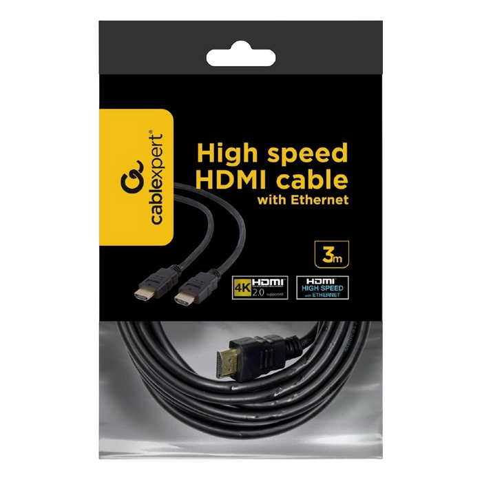Видео кабель Gembird CC-HDMI4-15, HDMI (M) - HDMI (M), 4,5м, Чёрный