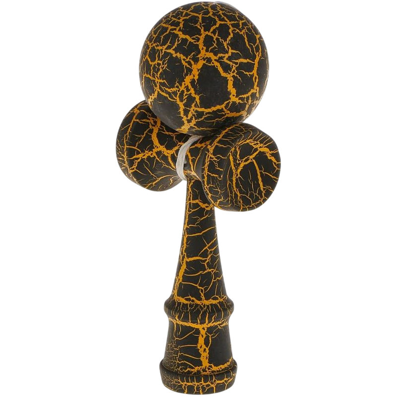 Jucarie Kendama, Black-Gold Crackle