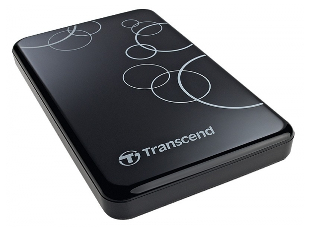 HDD portabil extern Transcend StoreJet 25A3,  1 TB, Negru (TS1TSJ25A3K)