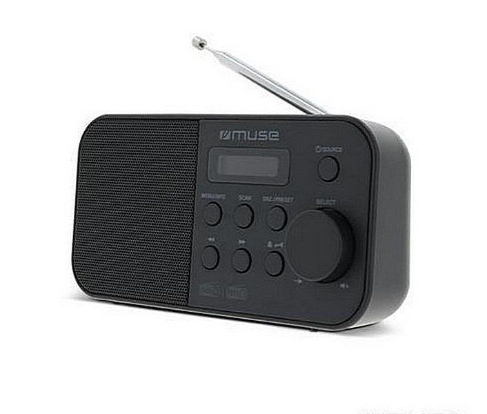 MUSE M-109 DB, Tuner DAB+, FM PLL Radio, Black