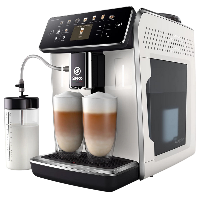 Aparat de cafea Saeco SM6580/20, Alb | Negru