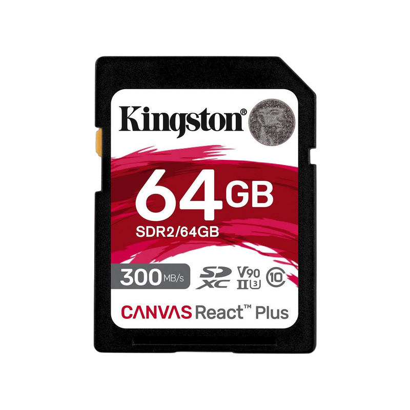 Card de Memorie Kingston Canvas React Plus, 64GB (SDR2/64GB)