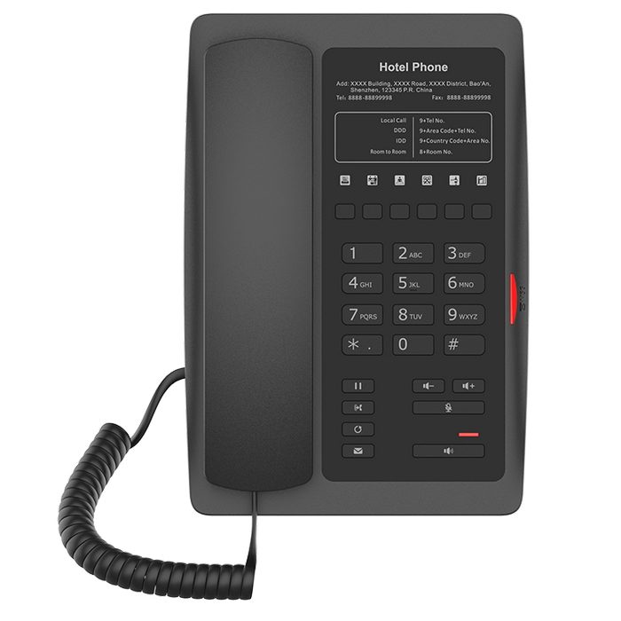 Telefon IP Fanvil H3, Negru