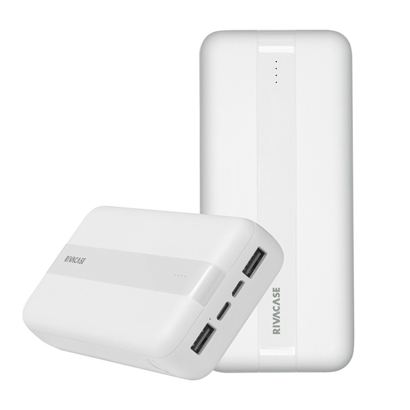 Power Bank Rivacase 20000 mAh, VA2081, White