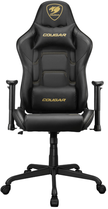 Scaun Gaming Cougar ARMOR ELITE, PVC Piele, Negru | Auriu