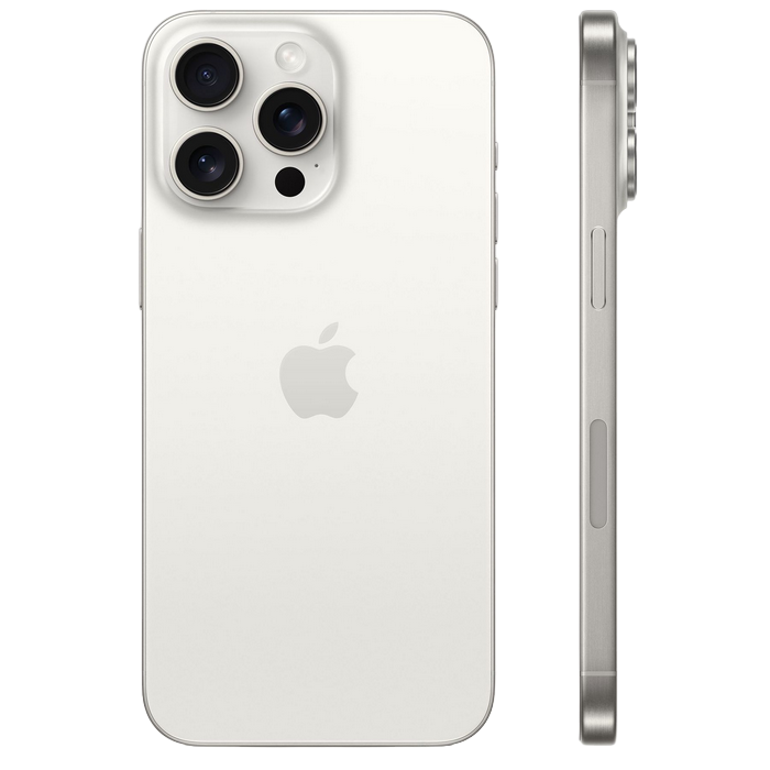 iPhone 15 Pro Max, 512GB White Titanium MD