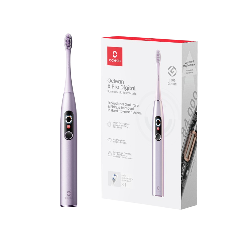 Electric Toothbrush Oclean X pro Digital,Purple